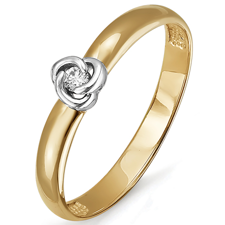 Кольцо, золото, бриллиант, БР110741